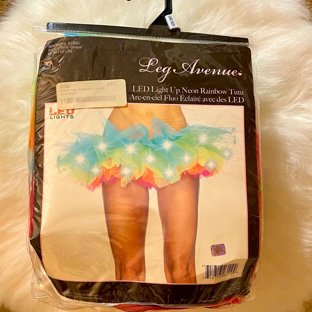 SOLD  Sexy Rainbow Tutu with LED lights Pride